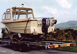 Shearwater, a Shetland 600 on route, through Scotland to Aberdeen, for onward transmission to the Orkney Islands, having been bought, via the...